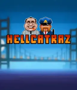 Увлекательный изображение Hellcatraz от Relax Gaming, демонстрирующий яркую визуализацию и уникальные механики игры. Откройте для себя приключение с тематикой тюрьмы слотов с символами вроде ключей, охранников и заключенных.